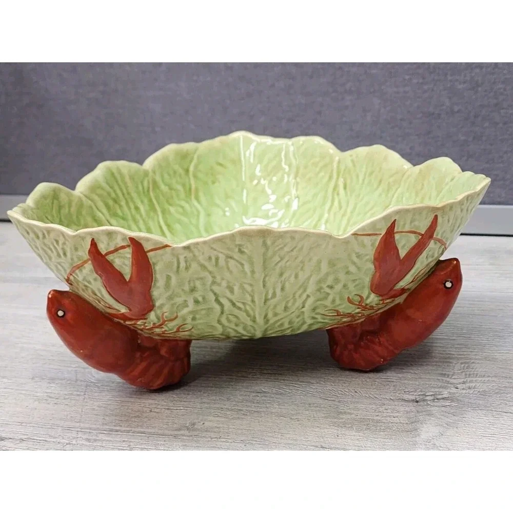 Lobster/Crawfish Cabbage‎ Leaf Lettuce Bowl & Salad Serving Utensils